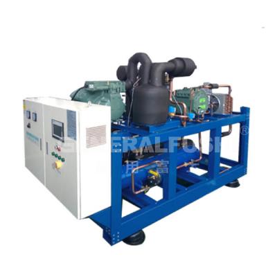 Freon parallel unit (to be used in CO2 cascade system)